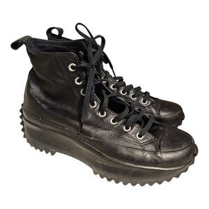 ON HOLD!CONVERSE Run Star Hike HI Monocolor Leather Sneakers - Size 10 1/2